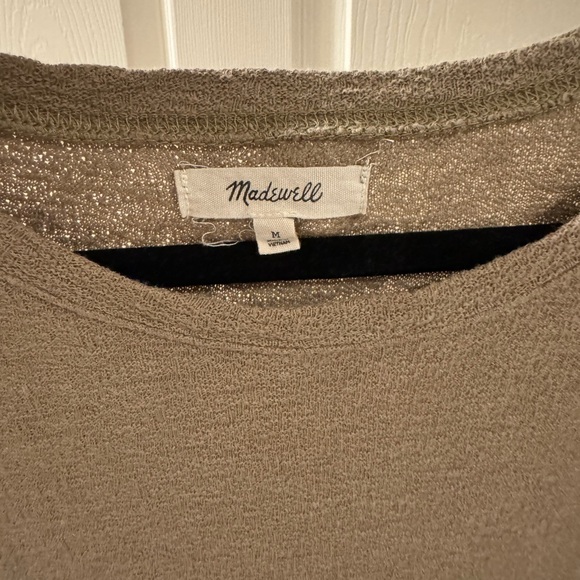 Madewell Texture & Thread Flutter Sleeve Top - Picture 7 of 7